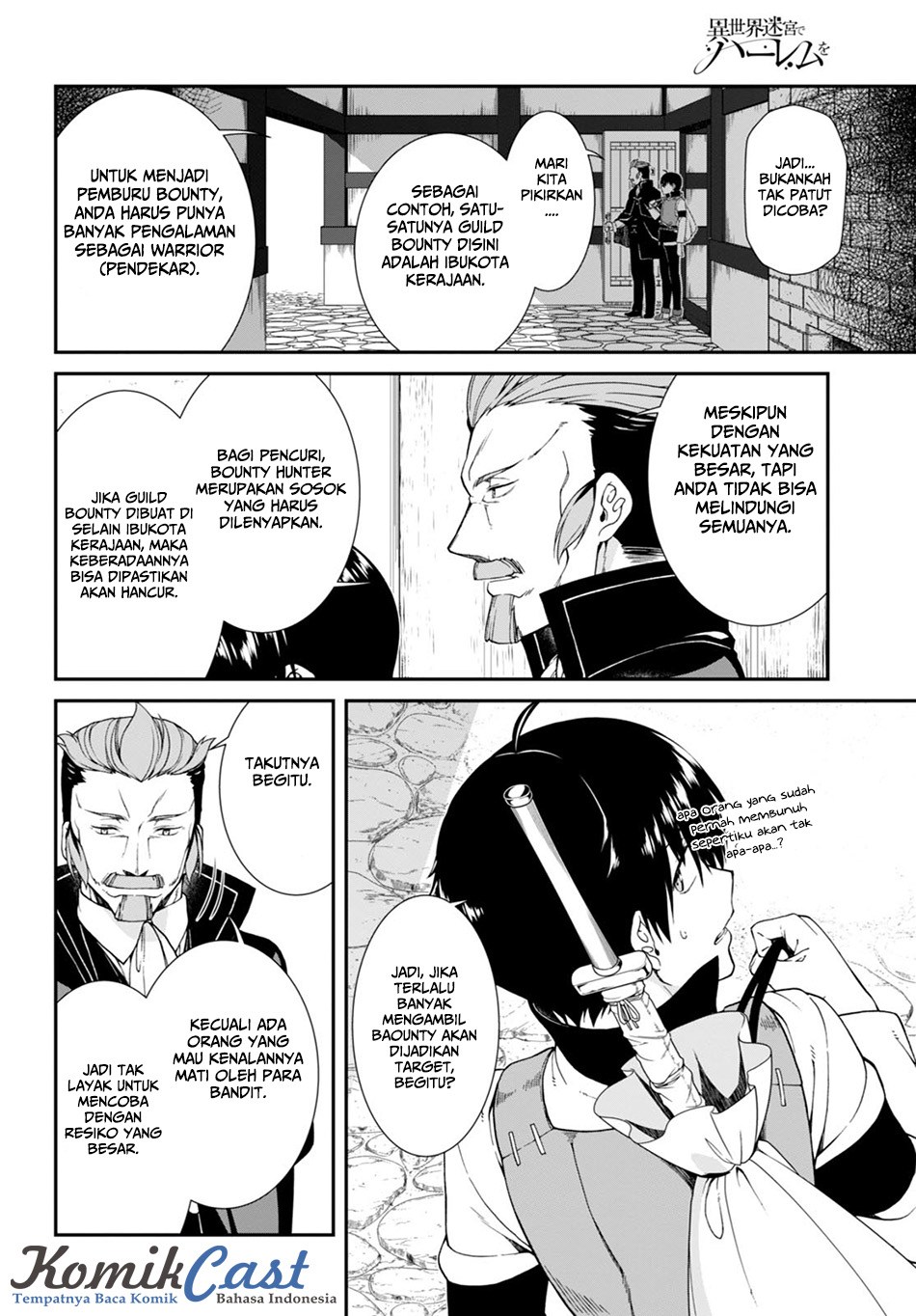 Isekai Meikyuu de Harem wo Chapter 04 Bahasa Indonesia